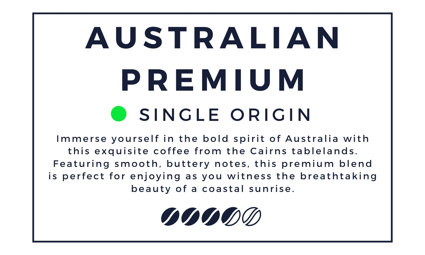 Australian Premium Coffee Bean